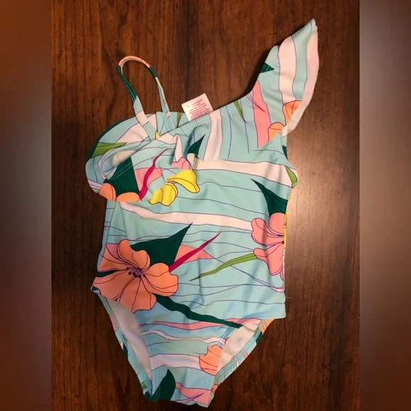 Circo flowery baby swimsuit 12 months - Picture 2 of 3
